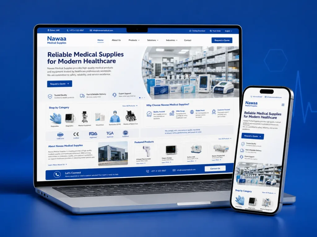 Nawa Medical Supplies Website