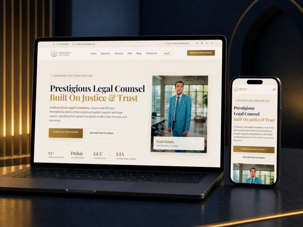 موقع Advoc & Law للاستشارات القانونية