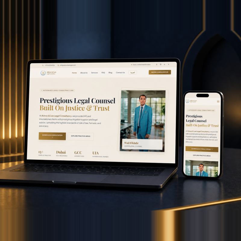 موقع Advoc & Law للاستشارات القانونية