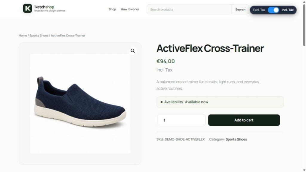 Tax Display Toggle – iKetch
